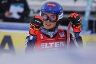 Mikaela Shiffrin of Team United States competes during the Audi FIS Alpine Ski World Cup Women's Slalom
